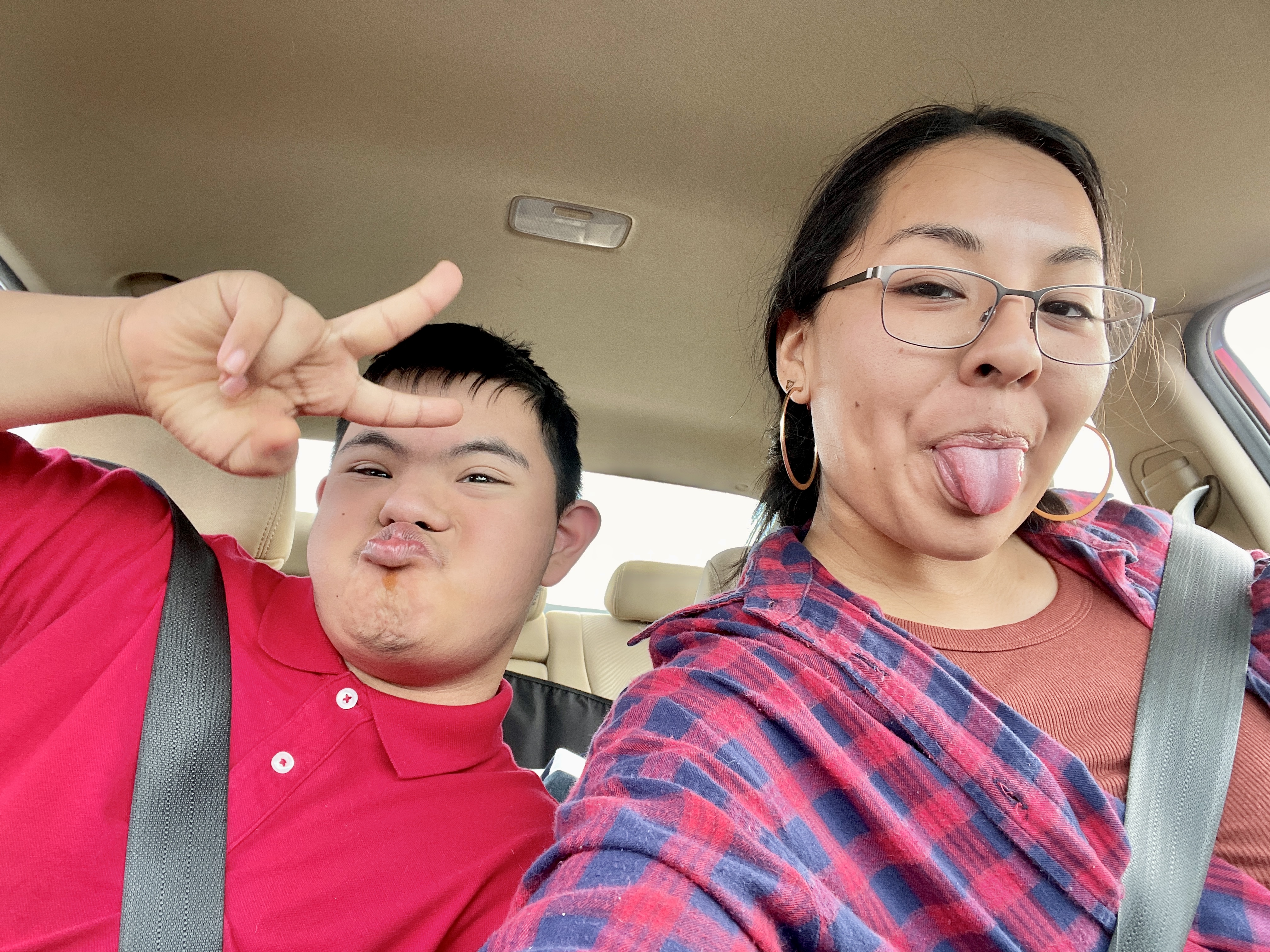 My brother EJ and I